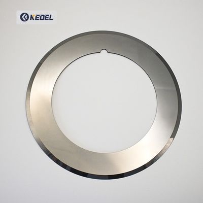 電池の切断用の位置付け溝を持つ円形切断ナイフ 電池産業用の工業用刃物