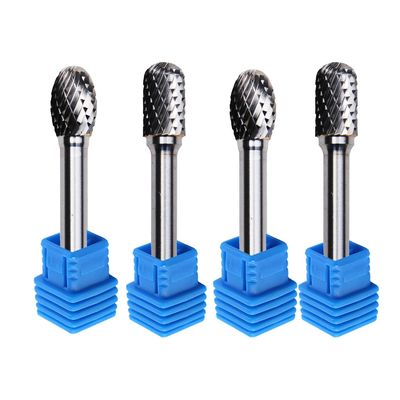 適用範囲が広いシャフトの長い1/4のすねは回転式炭化物の回転式ぎざぎざF Sfのタイプを置いた