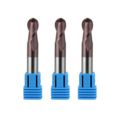 CNCの炭化タングステンのエンド ミル2mm 12mm 6mm 200のmm 6 Ballnoseの球の鼻のフライス