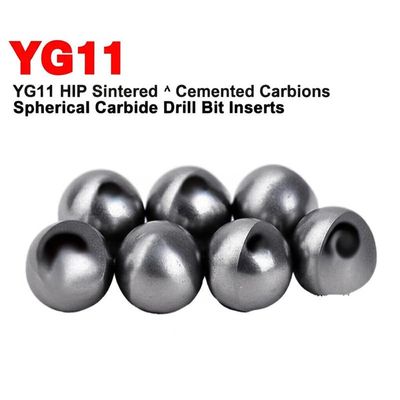 YG11 HIP シンターDTHカービッドボタン 10.2mm 鉱山ドリル