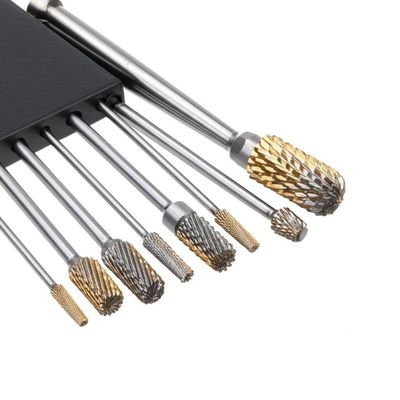 適用範囲が広いシャフトの長い1/4のすねは回転式炭化物の回転式ぎざぎざF Sfのタイプを置いた