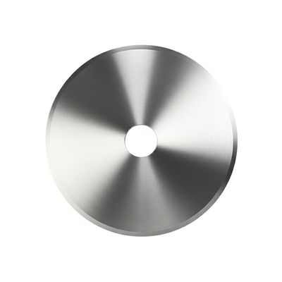 カスタムセメント超硬合金丸型未切断ブレード スリッティングブレード ファブリックフィルムスリッティング工業用機械ナイフ