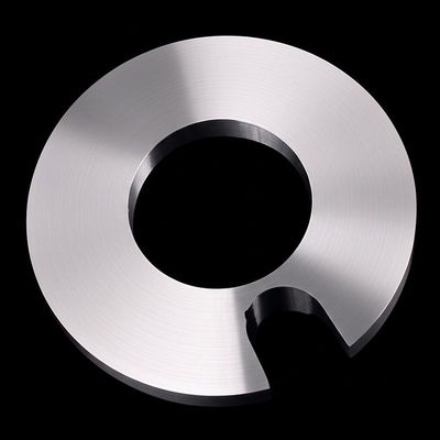 電池の切断用の位置付け溝を持つ円形切断ナイフ 電池産業用の工業用刃物