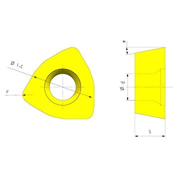 HRA90 硬さ 3 年間の保証とより長い作業寿命のCNC加工センターのためのCNCフライディング挿入