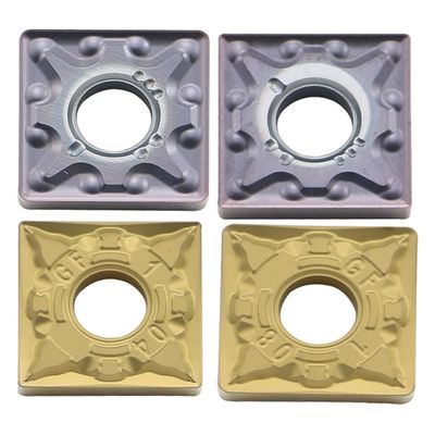 SNMGモデル 超硬CNCインサート 0°角度、±0.08～±0.18公差、直径4.76mm～7.94mmの機械加工用