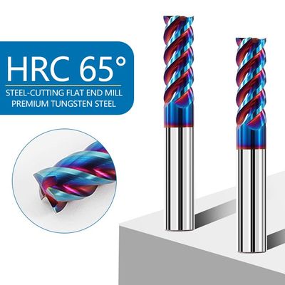 ステンレス鋼の加工のためのnACo4コーティングを持つ4フルートワルフタンカービッドエンドミール