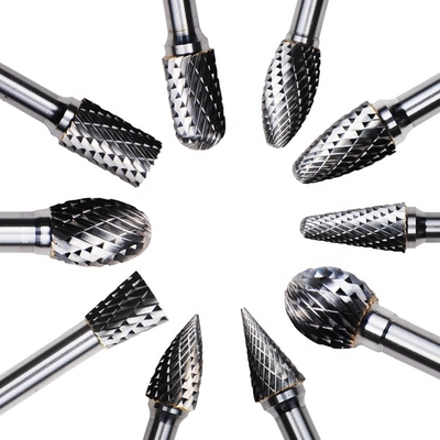 14回転式3mm 6mm 1&quot;直径の端の切口の炭化物の回転式ぎざぎざのすねの釘の穴あけ工具