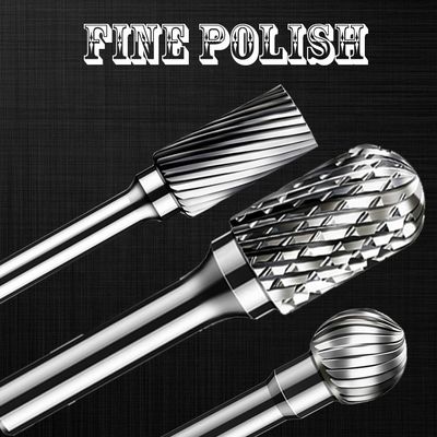 14回転式3mm 6mm 1"直径の端の切口の炭化物の回転式ぎざぎざのすねの釘の穴あけ工具