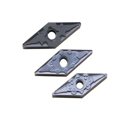 速い切断VNMG1604 CNCの外面の鋼鉄機械化のための回転炭化物の挿入物