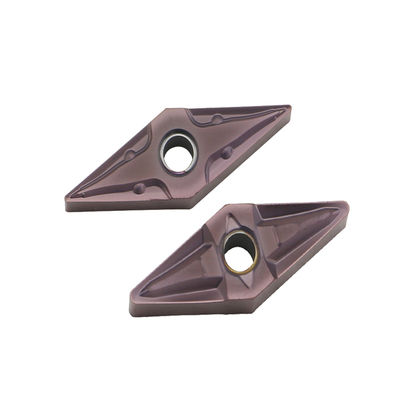 速い切断VNMG1604 CNCの外面の鋼鉄機械化のための回転炭化物の挿入物